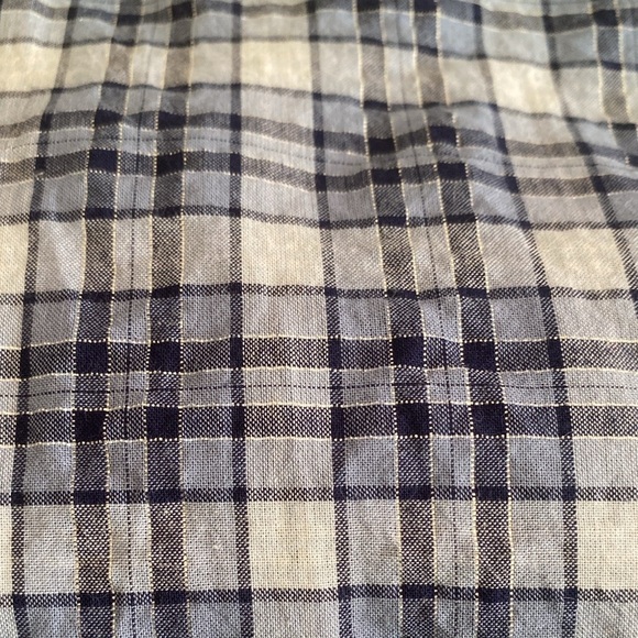 Michael Kors Off-Shoulder Plaid Ruffled Top Size Large - Picture 16 of 16